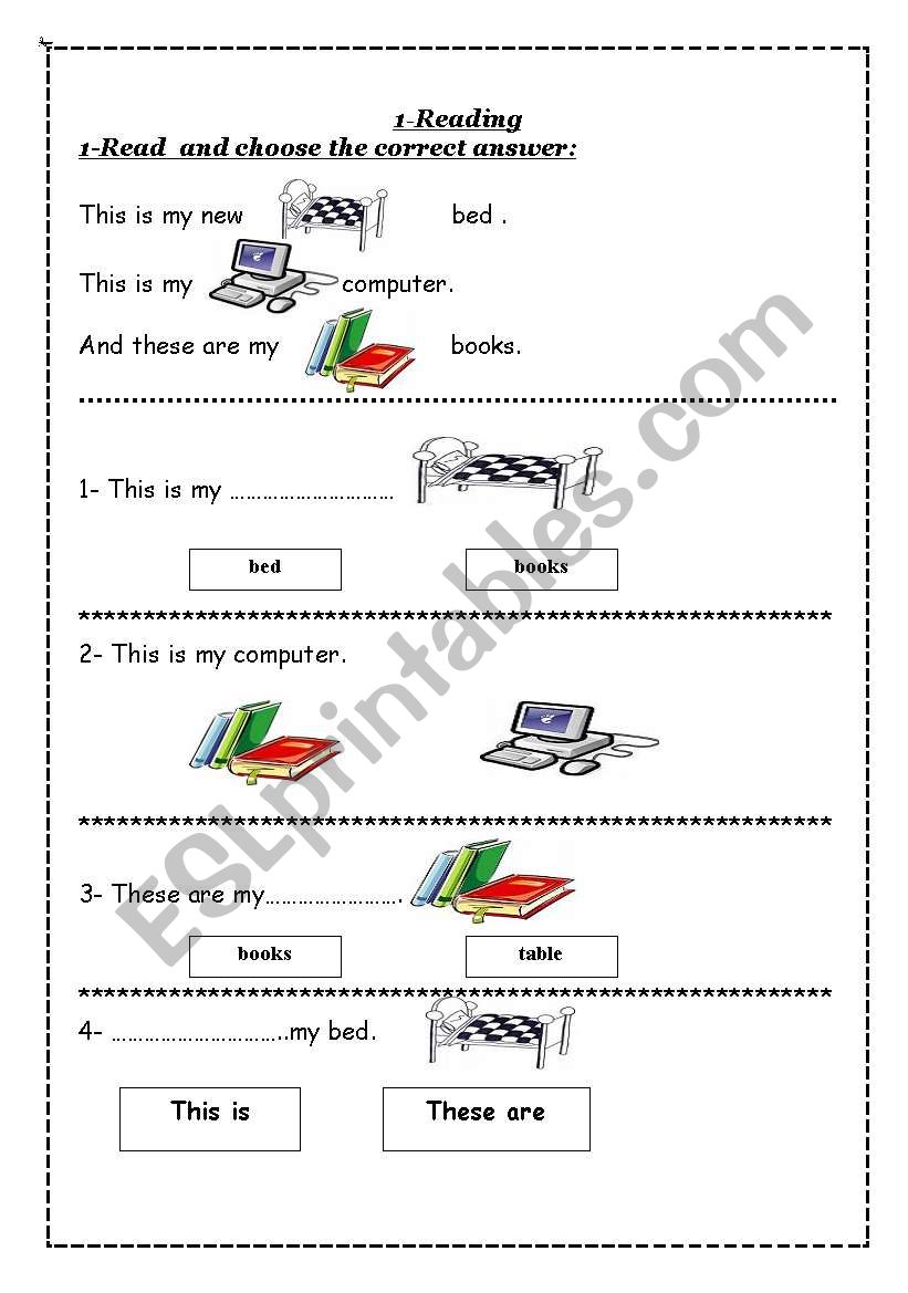 easy  test worksheet