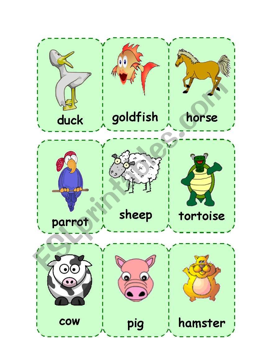 Animals II worksheet