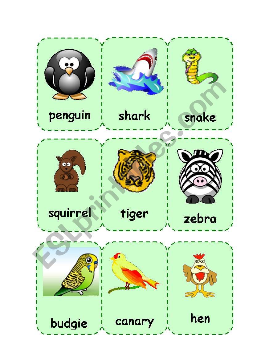 Animals III worksheet