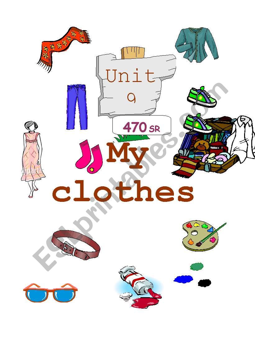 my clothes worksheet