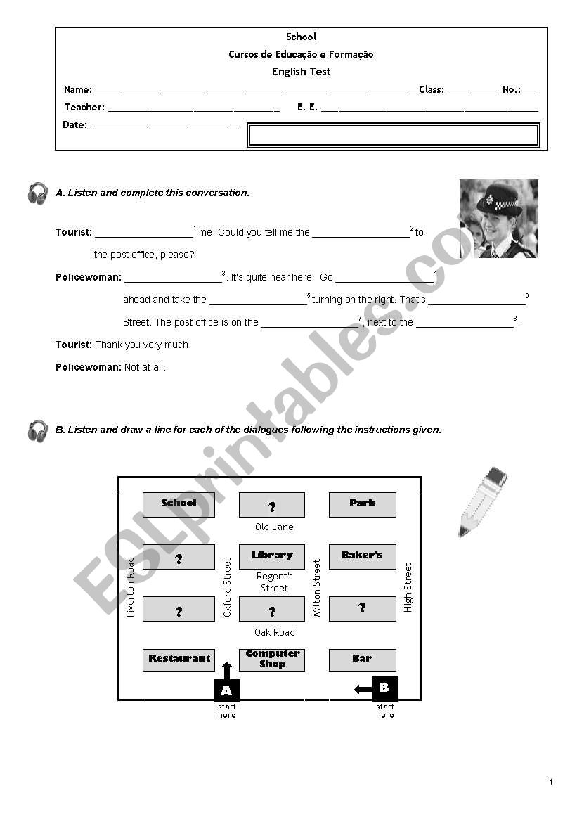 CEF Test worksheet