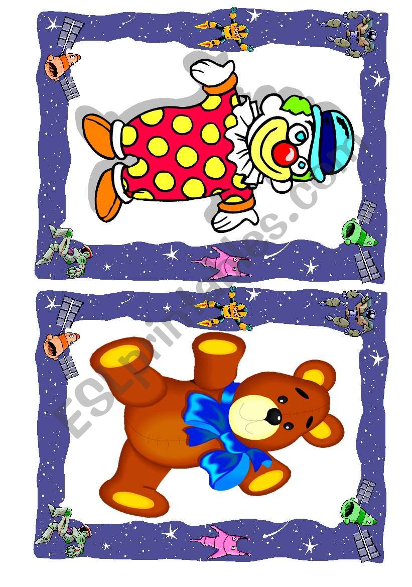 Toys Flashcards - part 1 worksheet