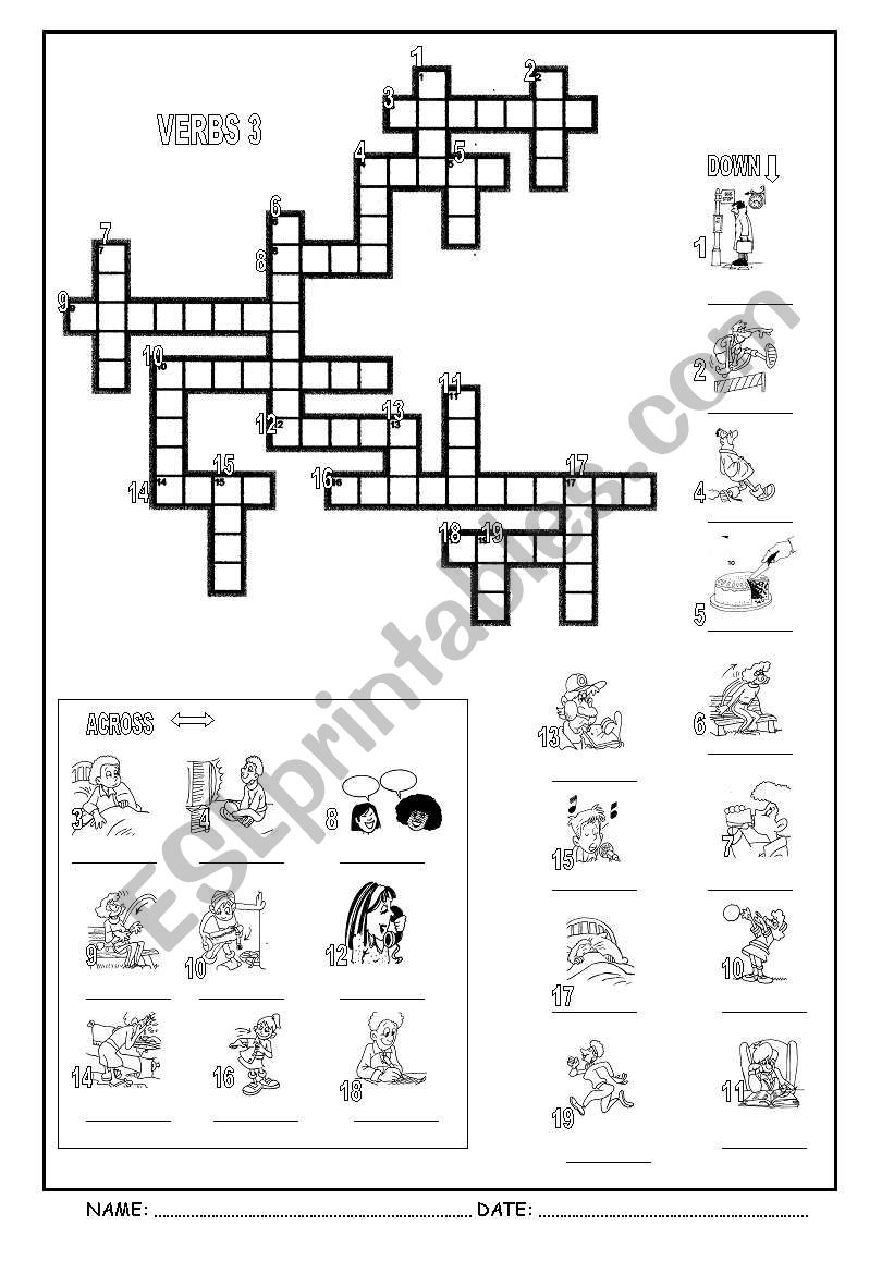 verbs-esl-worksheet-by-canaryteacher