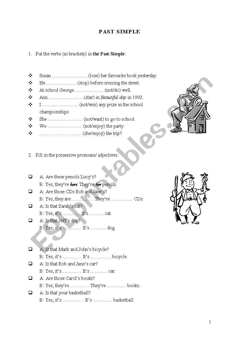 Past Simple worksheet