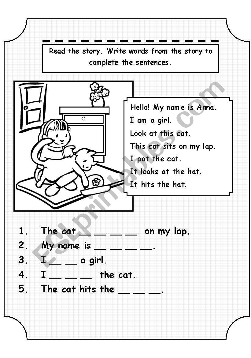 This cat worksheet