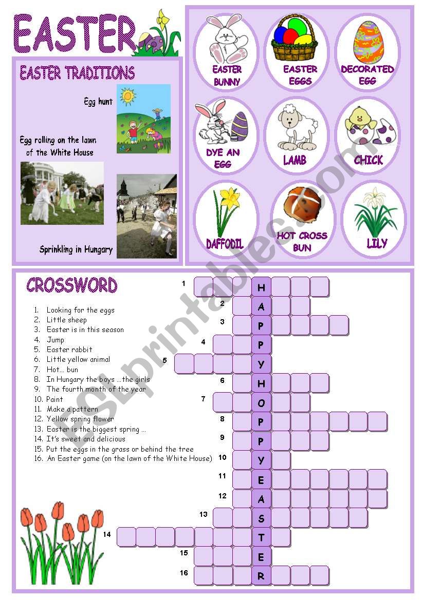 Easter worksheet