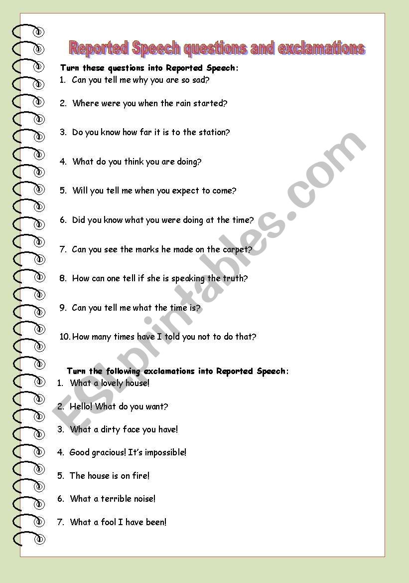 reported-questions-and-exclamations-esl-worksheet-by-inmaaa86