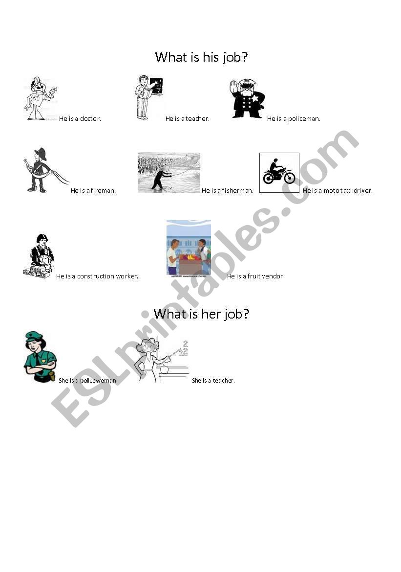 Job Worksheet worksheet