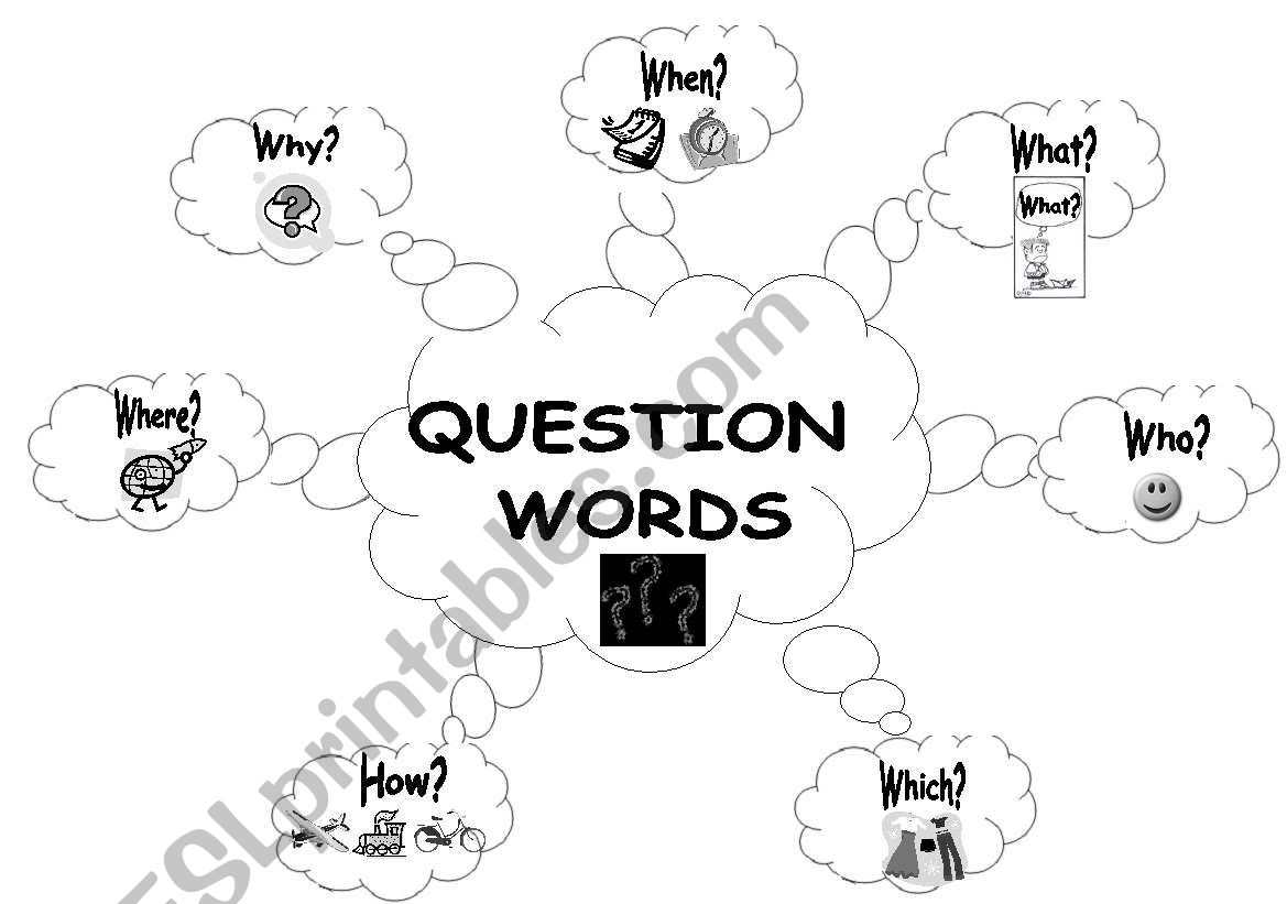 Question words worksheet