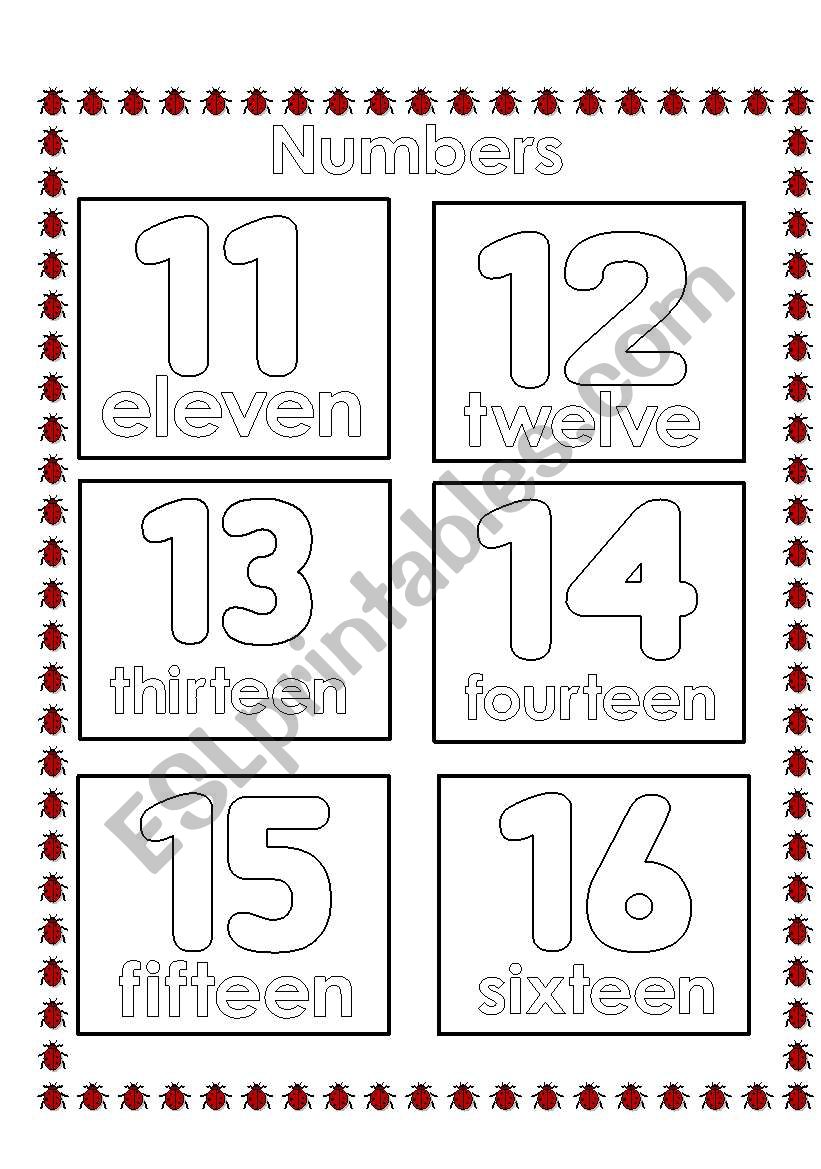 color the numbers esl worksheet by bmwgordita