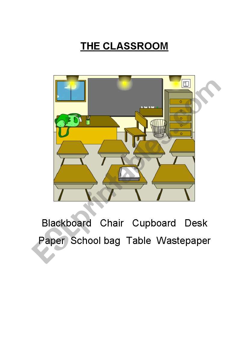 The classroom worksheet