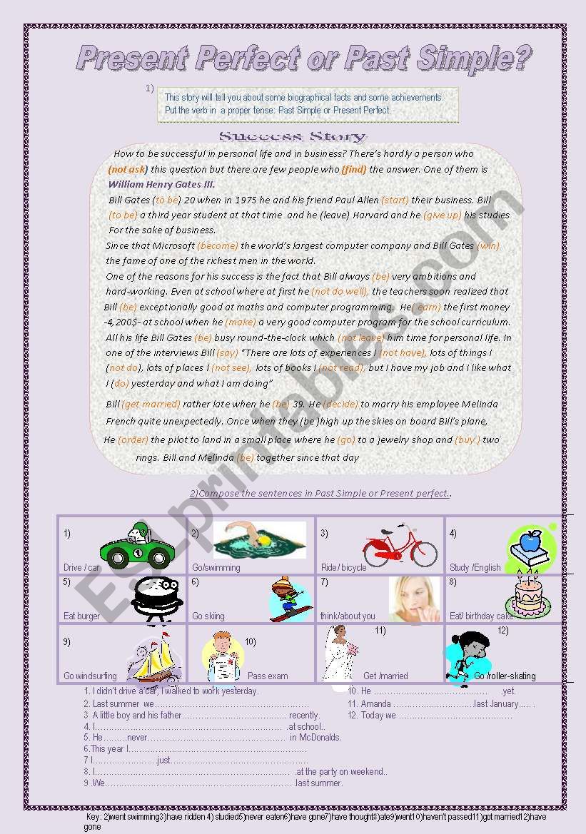 Present Perfect or Past Simple