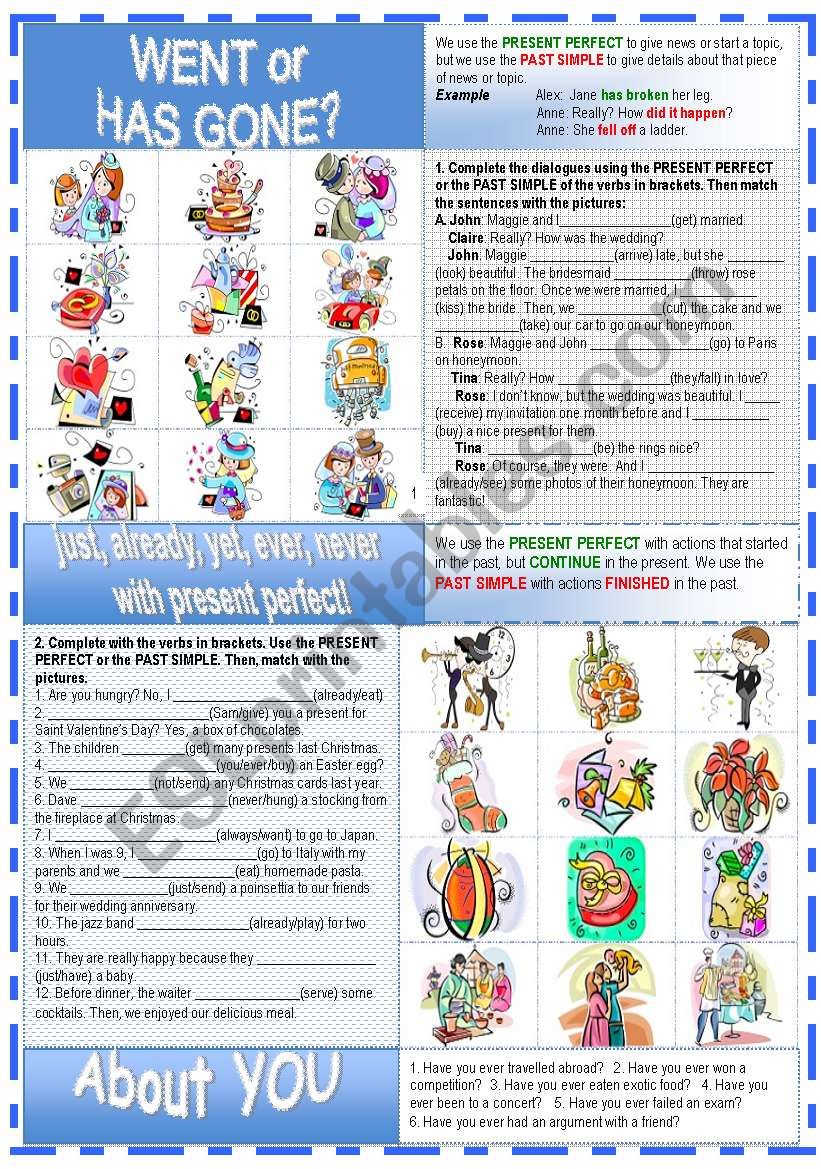 went-or-has-gone-esl-worksheet-by-nuria08