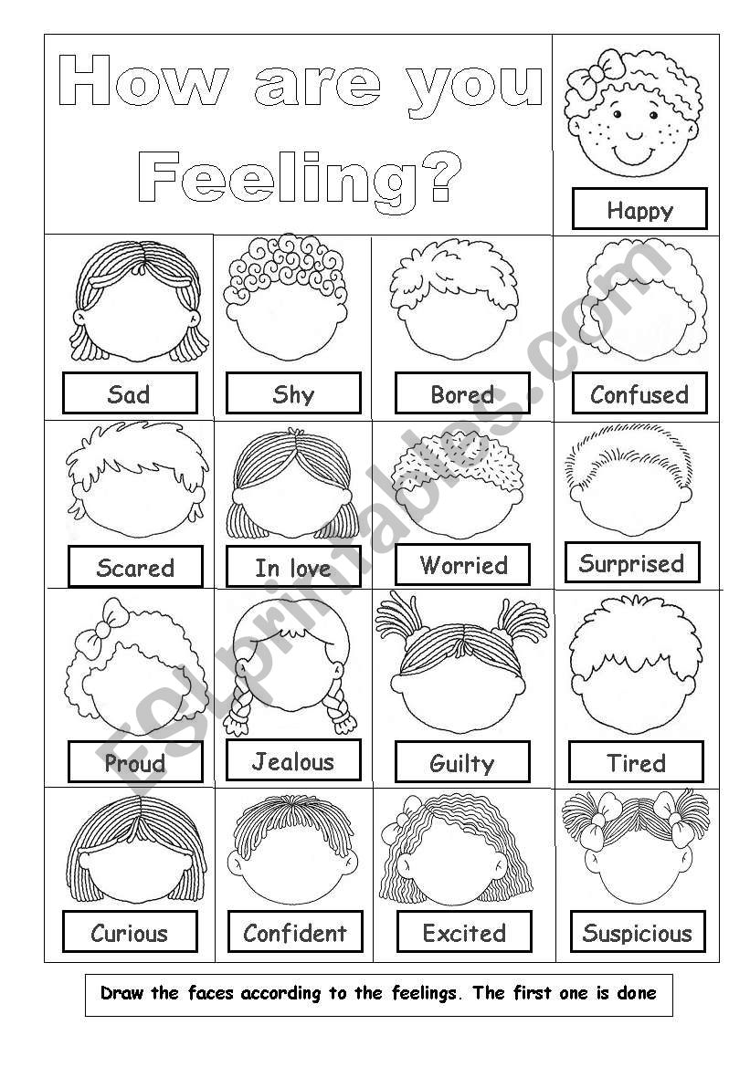 FEELINGS worksheet