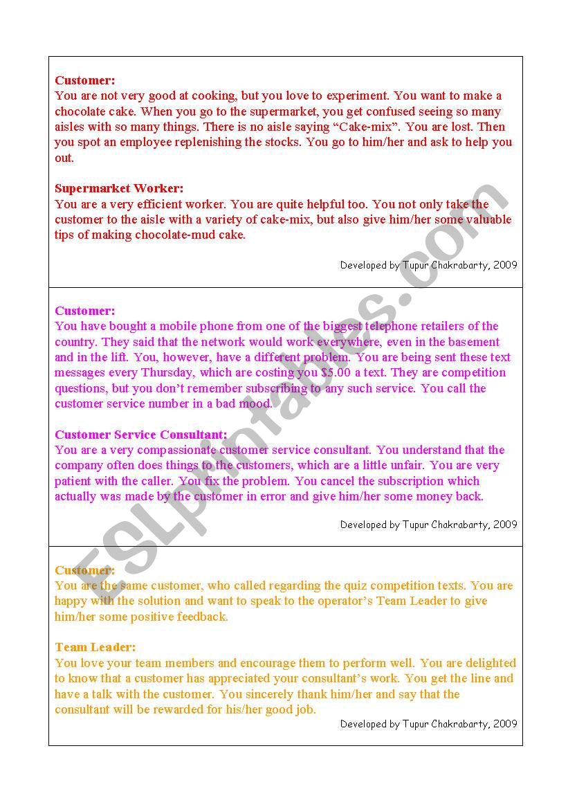 What is the real world like? worksheet