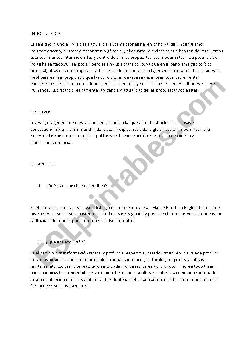 GREETINGS worksheet