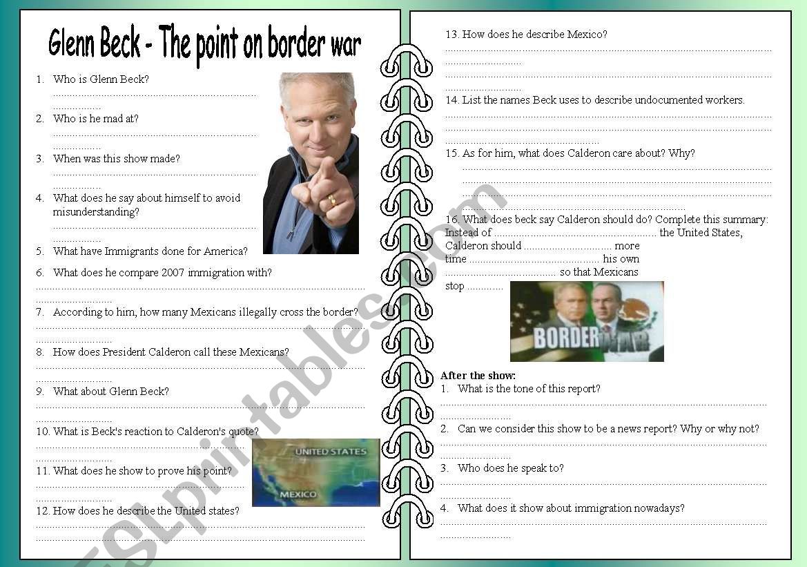 Immigration - Glenn BeckÂ´s show