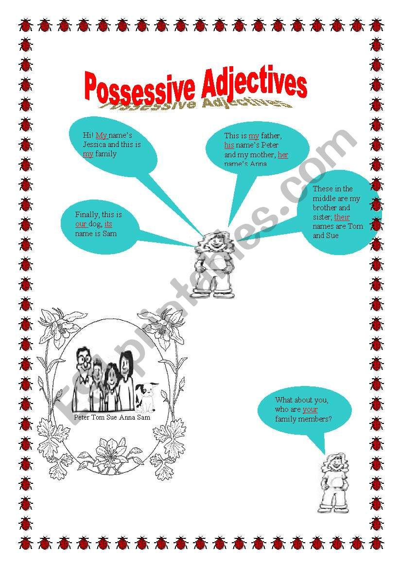 english-worksheets-possessive-adjectives