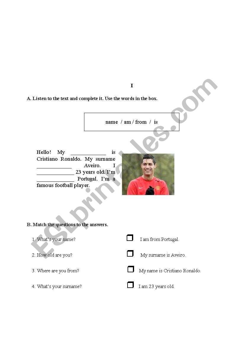 ENGLISH TEST worksheet
