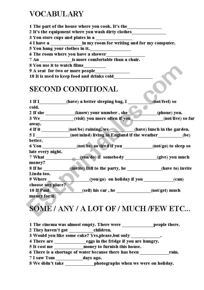 second conditional and quantifiers