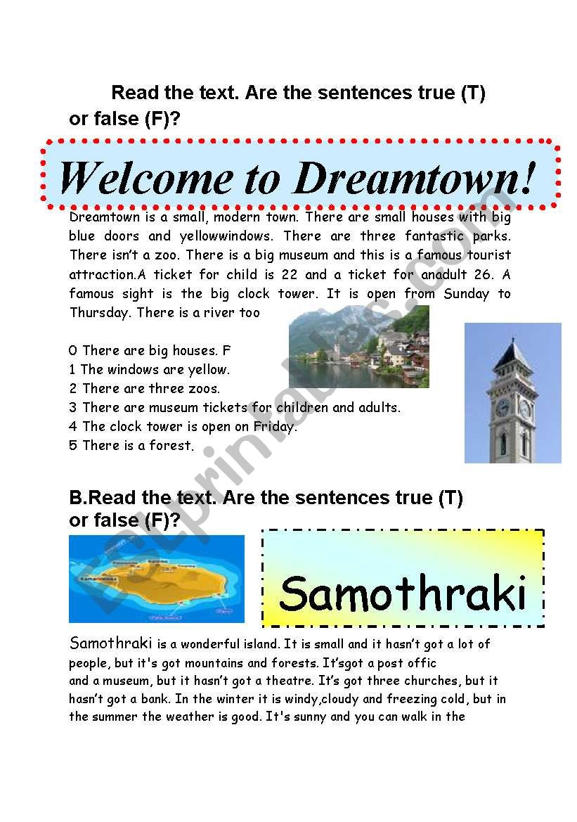 Welcome to Dream Town /Samothraki