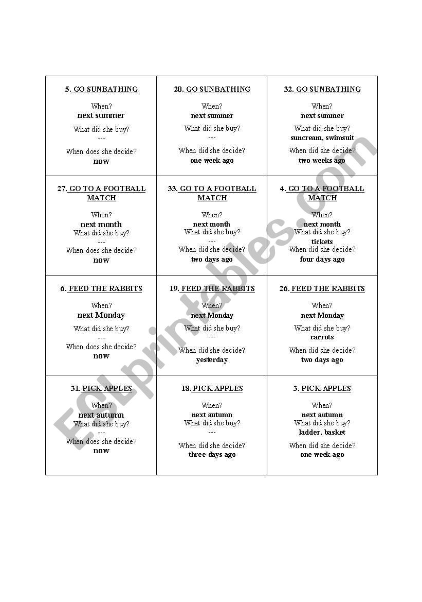 Little Red Riding Hood worksheet