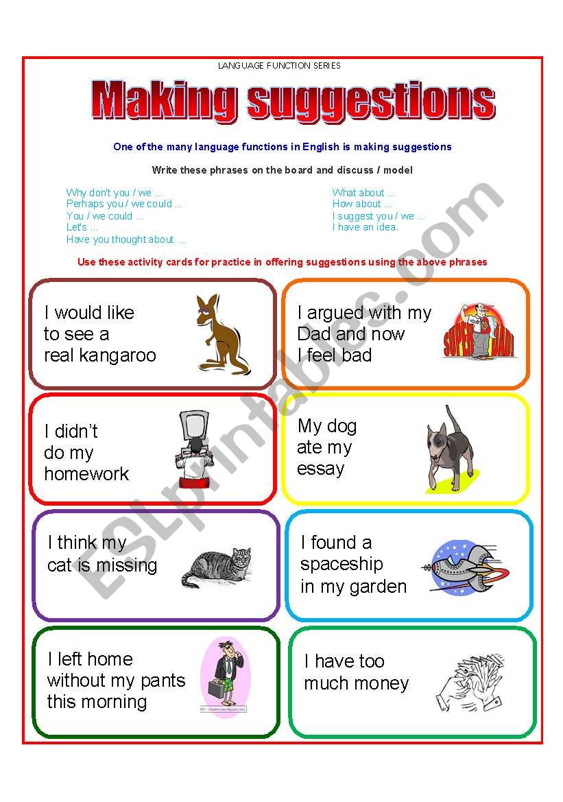 Conversation Cards  worksheet