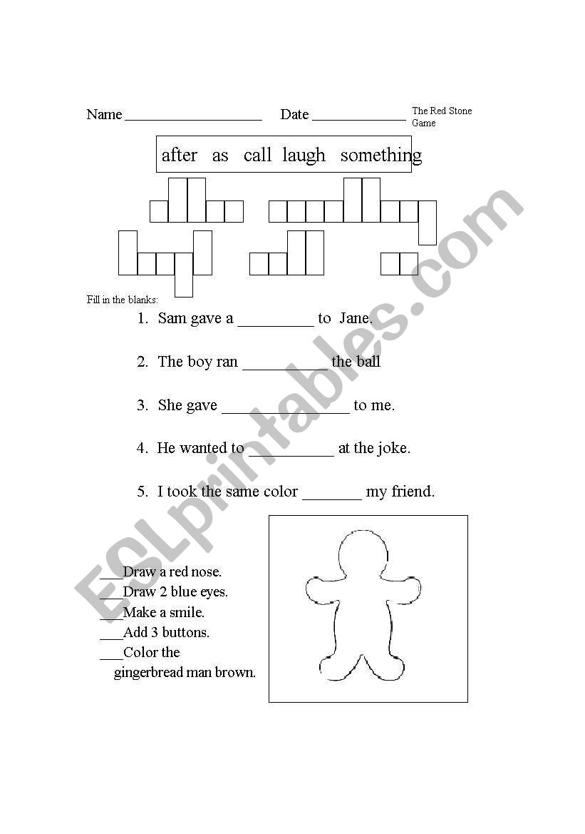 Word Wall Words worksheet