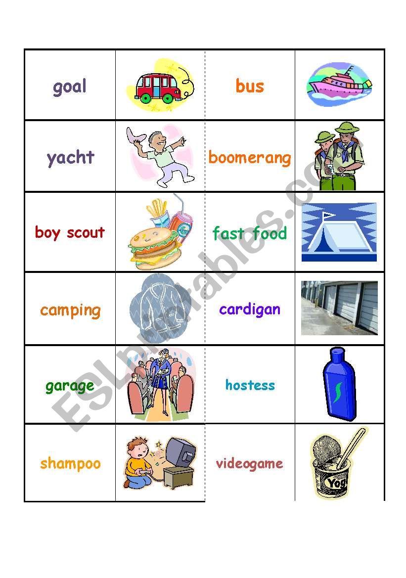 English words I know domino. Part 5/6