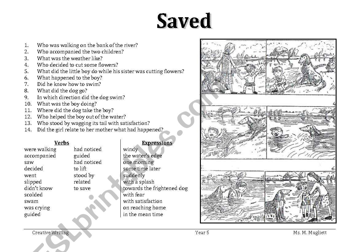 Saved worksheet