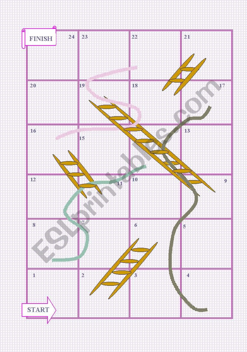 Ropes&ladders (editable) worksheet