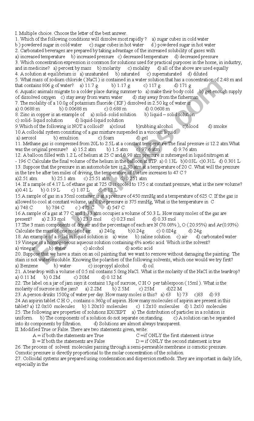 Periodic test computer ed worksheet