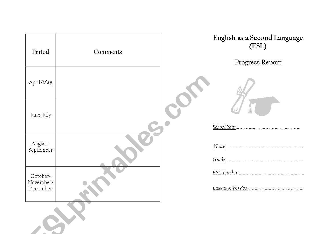 report worksheet