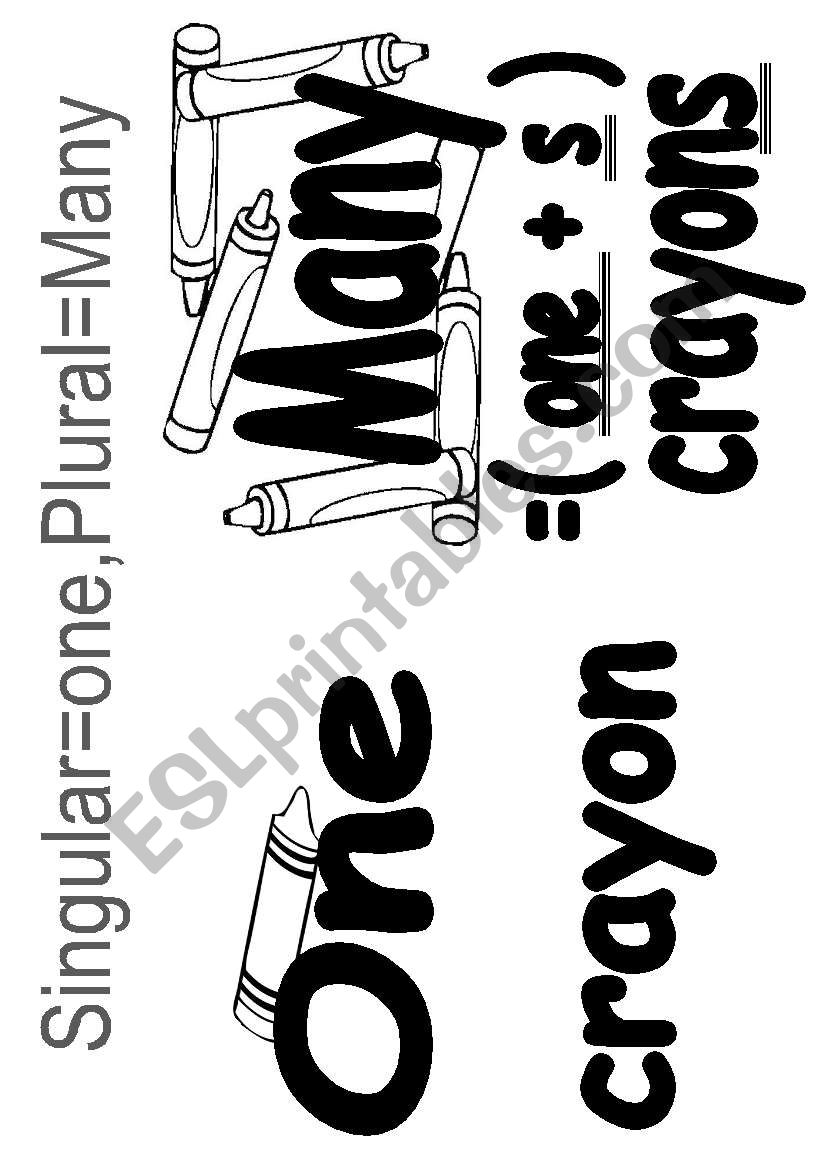 Singular and plural worksheet