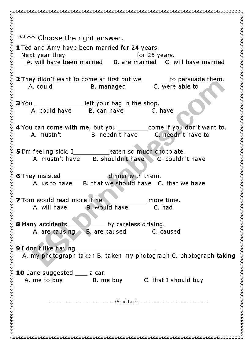 grammar worksheet 1 worksheet