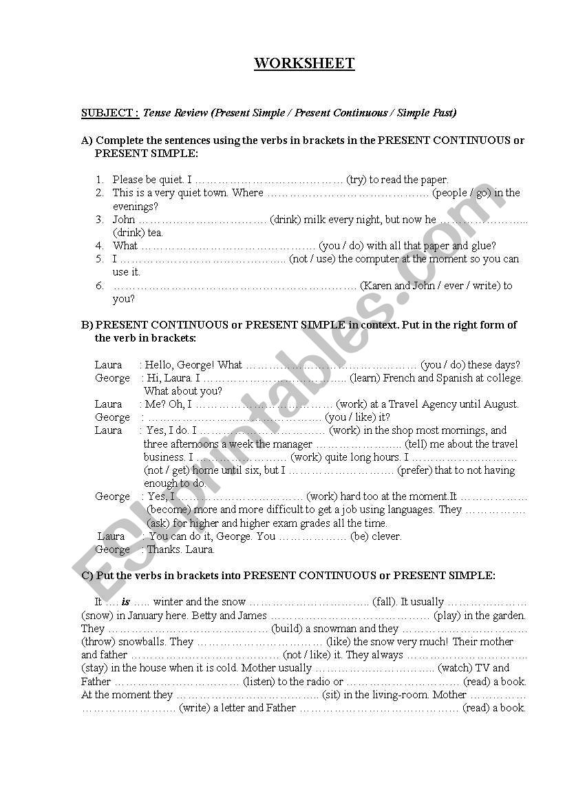 english-tenses-review-esl-worksheet-by-maiko