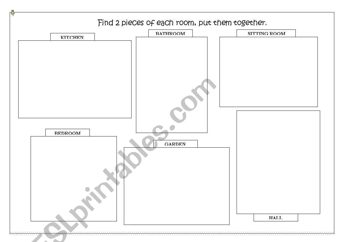 find pieces of room puzzle worksheet