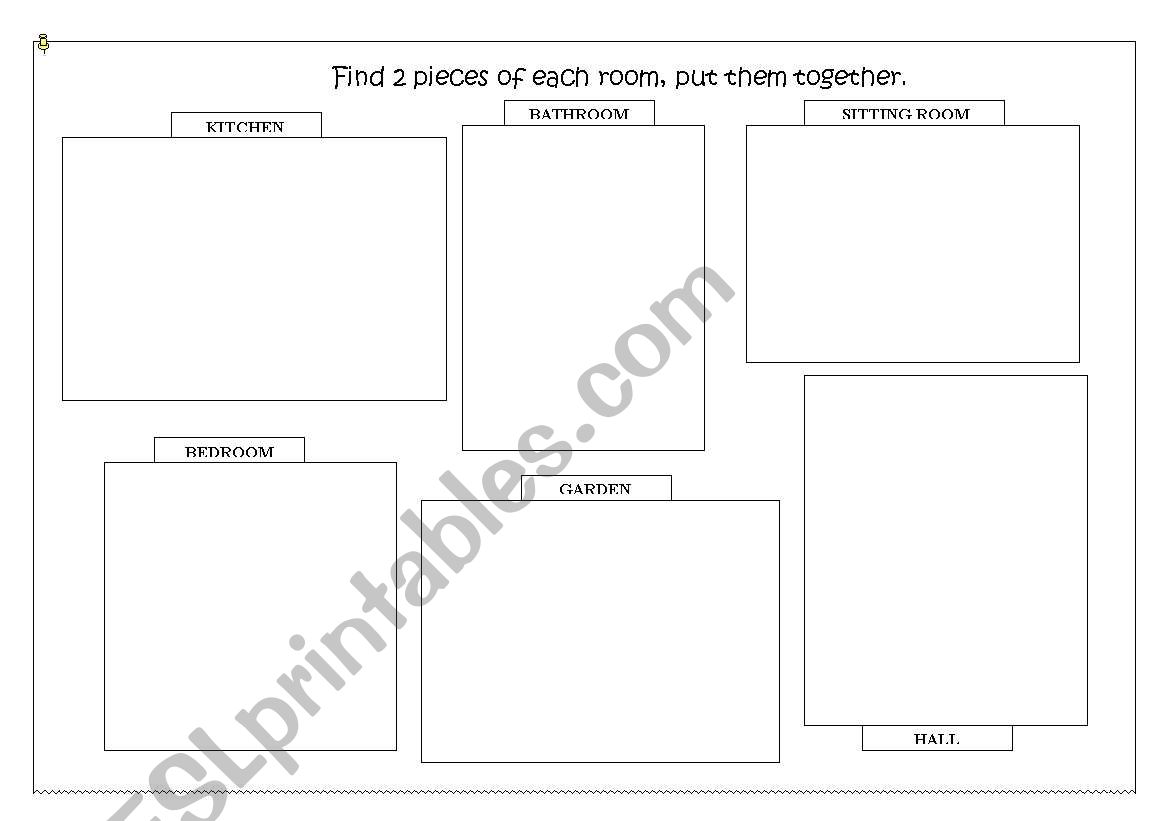 find pieces of room puzzle worksheet