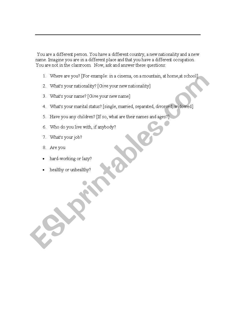 activity for kids worksheet