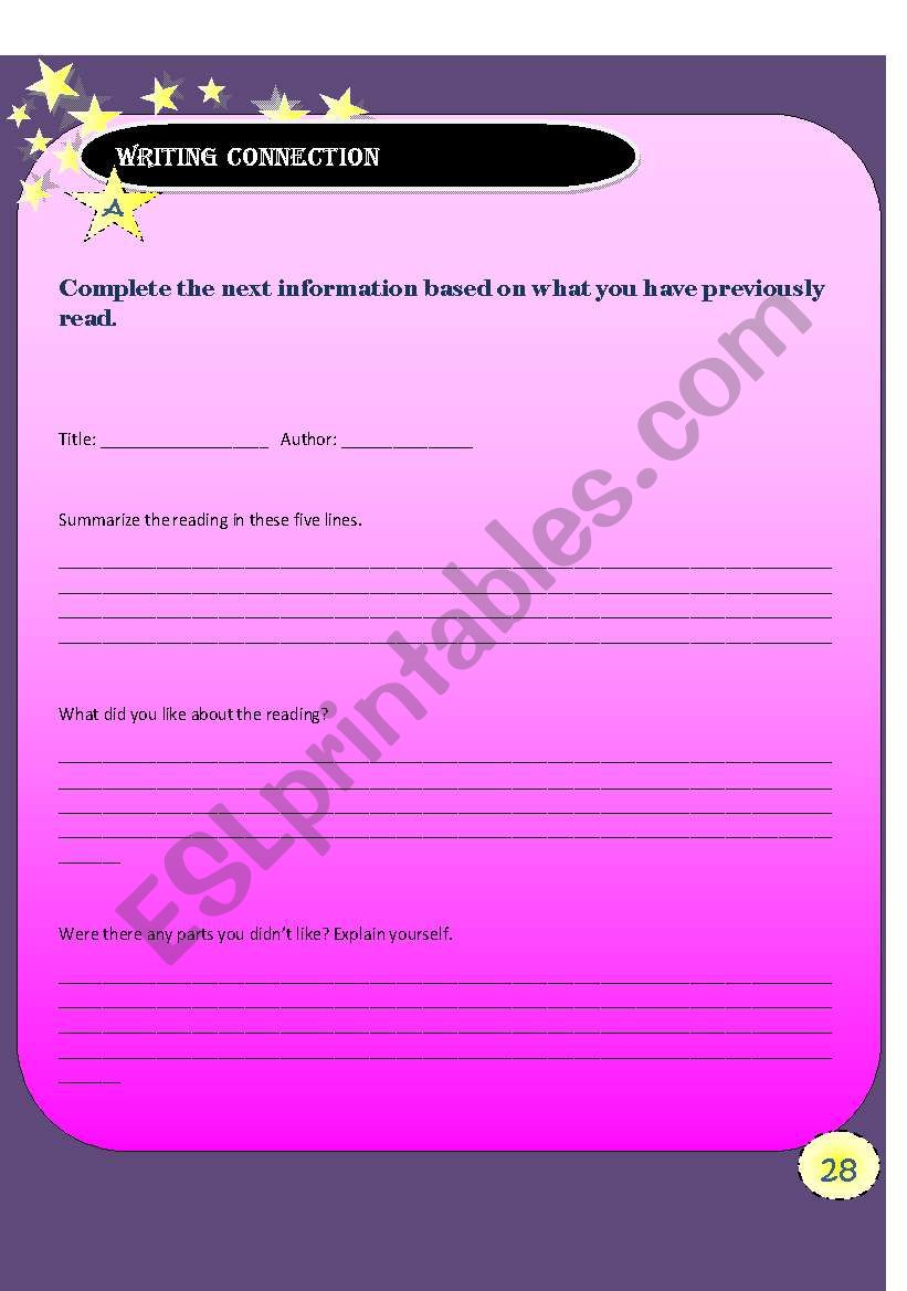 Literature evaluation  worksheet