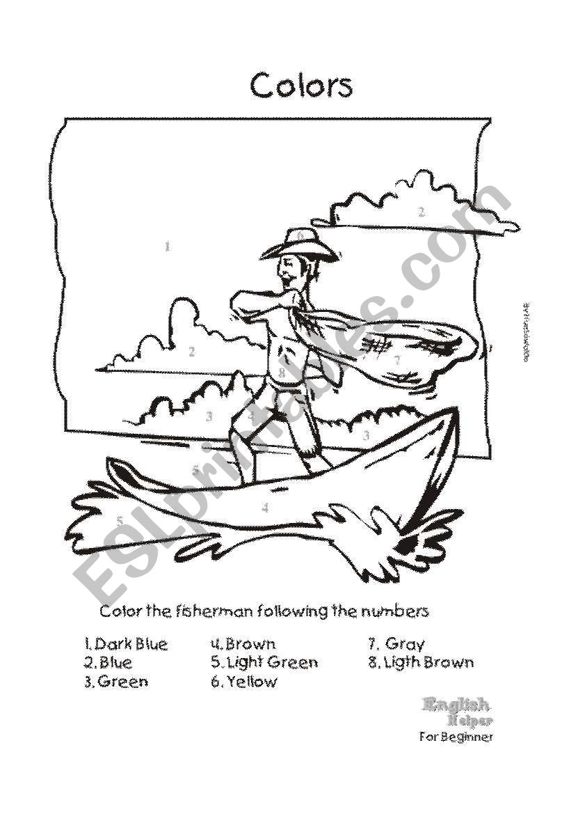 Fisherman worksheet
