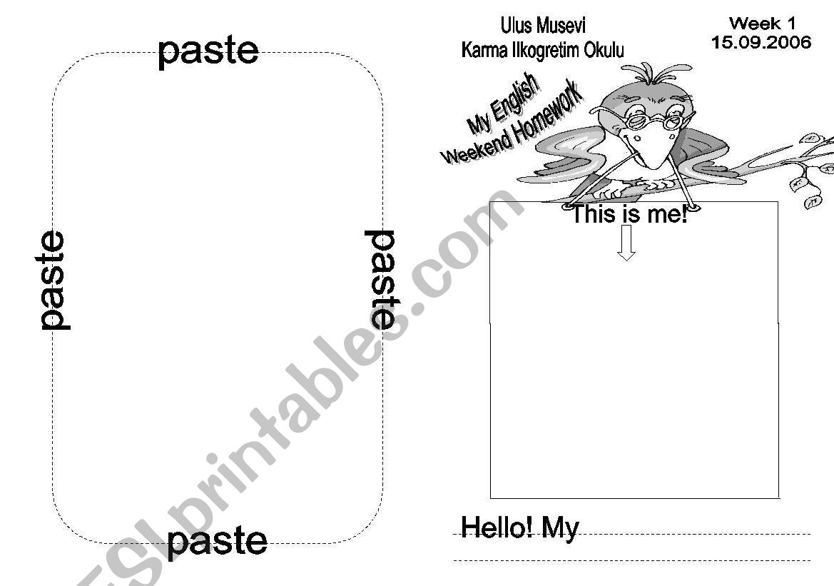 introduce oneself worksheet