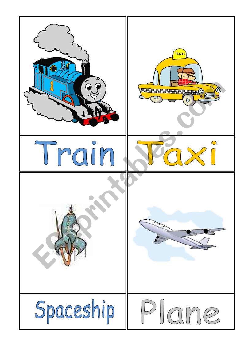Means of Transport Flashcards - Part 2/3