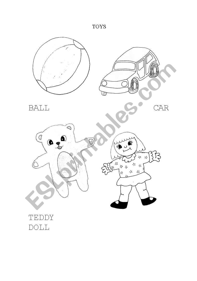 my toys worksheet