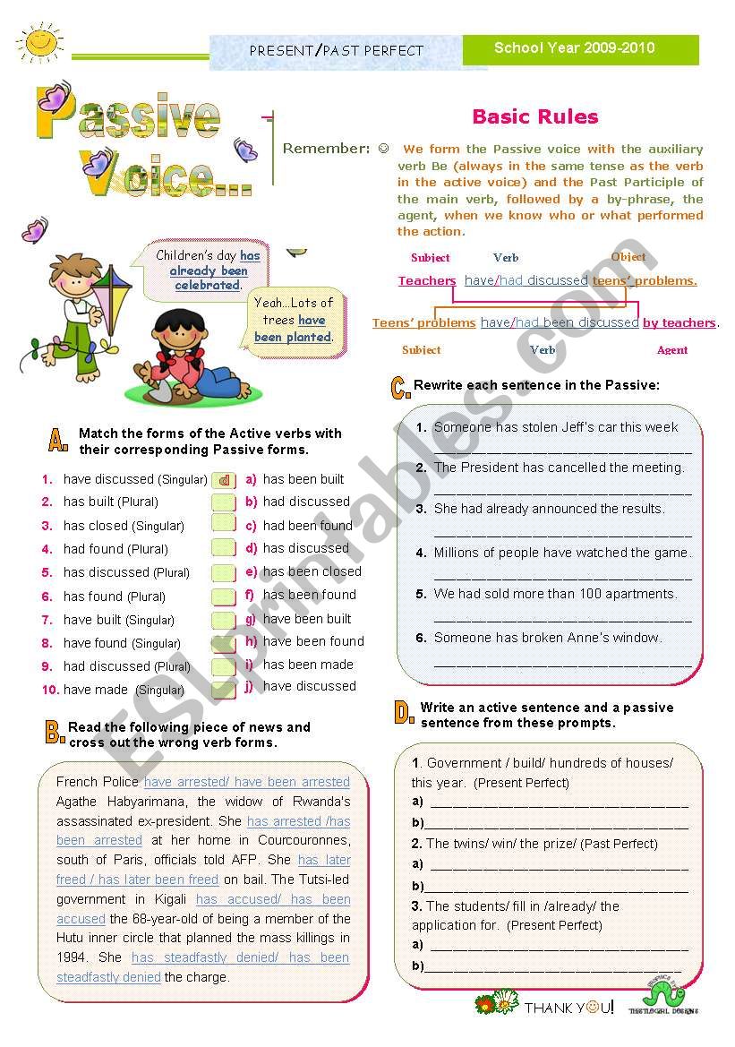 Introducing the Passive Voice Series (3) - Present Perfect plus Past Perfect