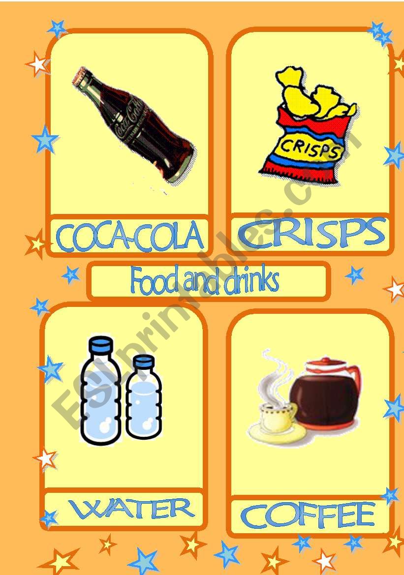 FOOD AND DRINKS-flashcards- 2/3