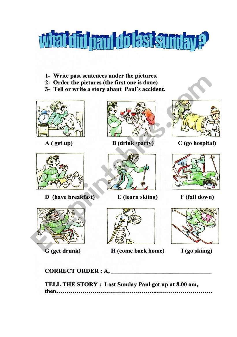 past simple worksheet