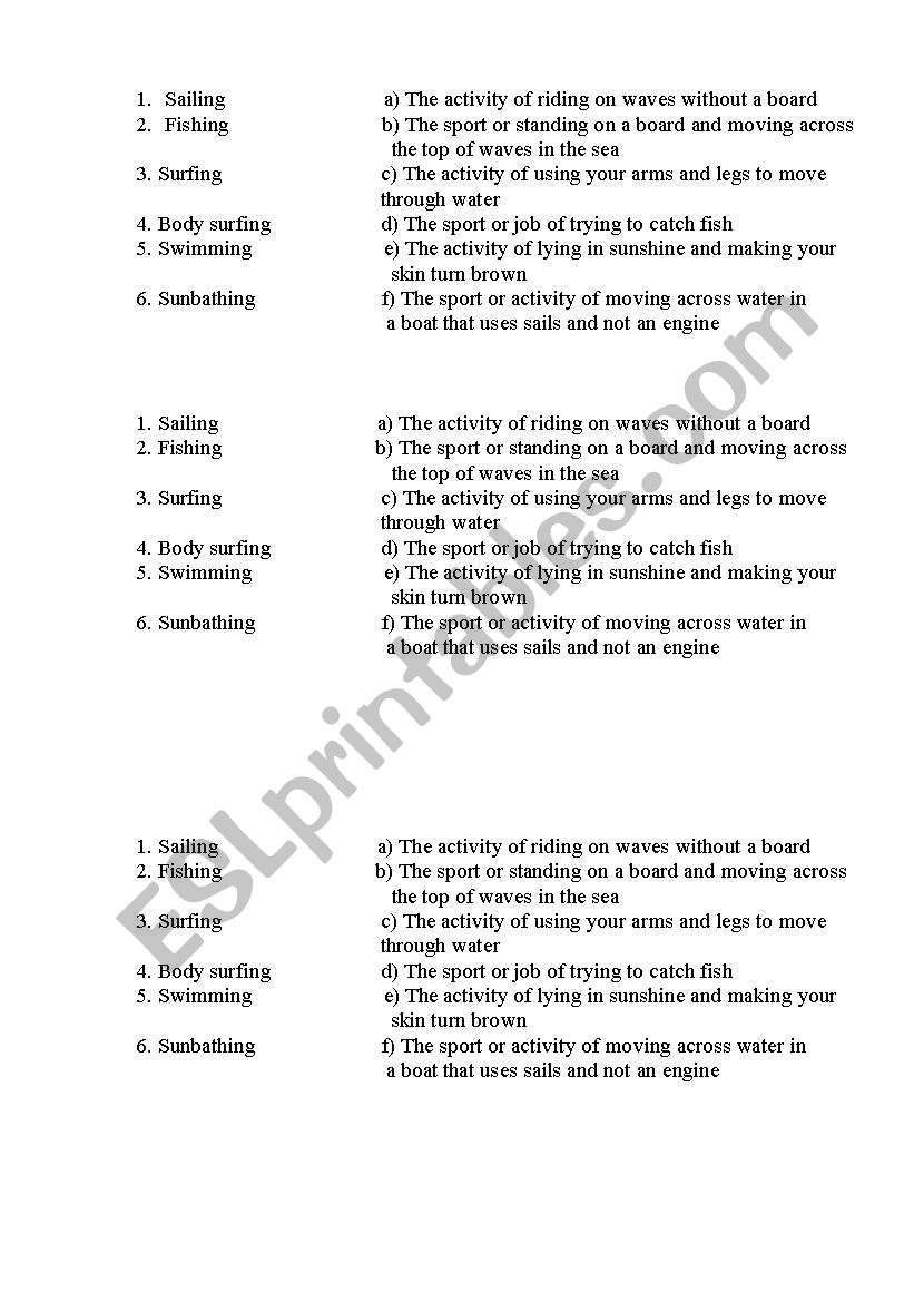 waether forecast worksheet