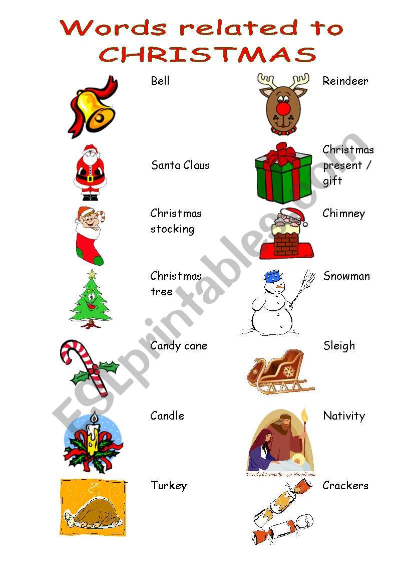 english-worksheets-christmas