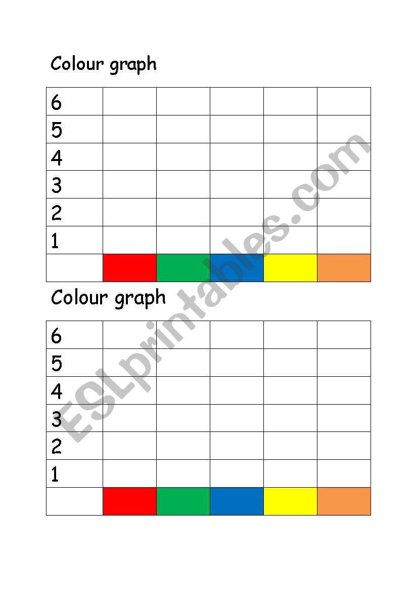 Colour graph worksheet